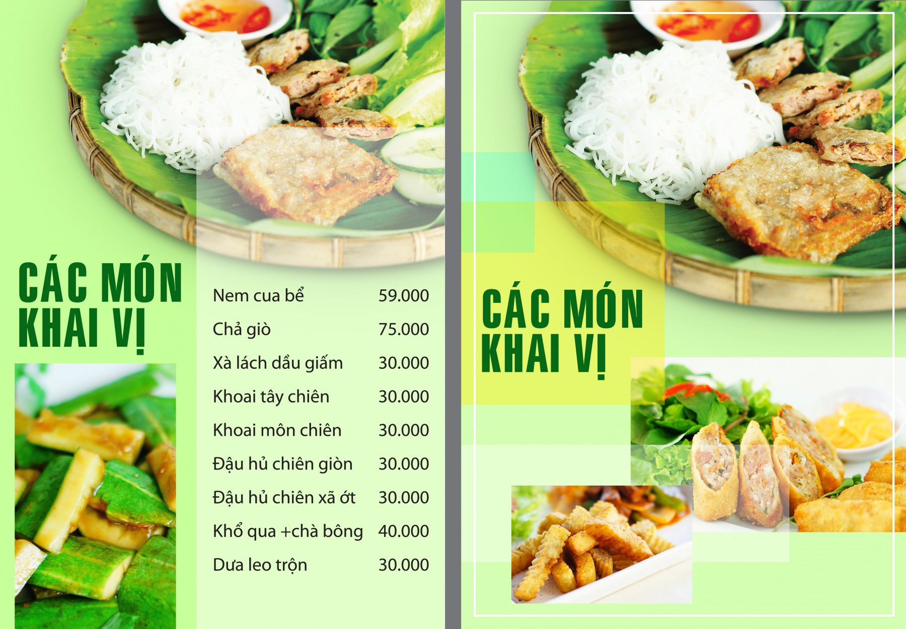 Thiết kế menu nhà hàng Việt Nam ấn tượng 7 32